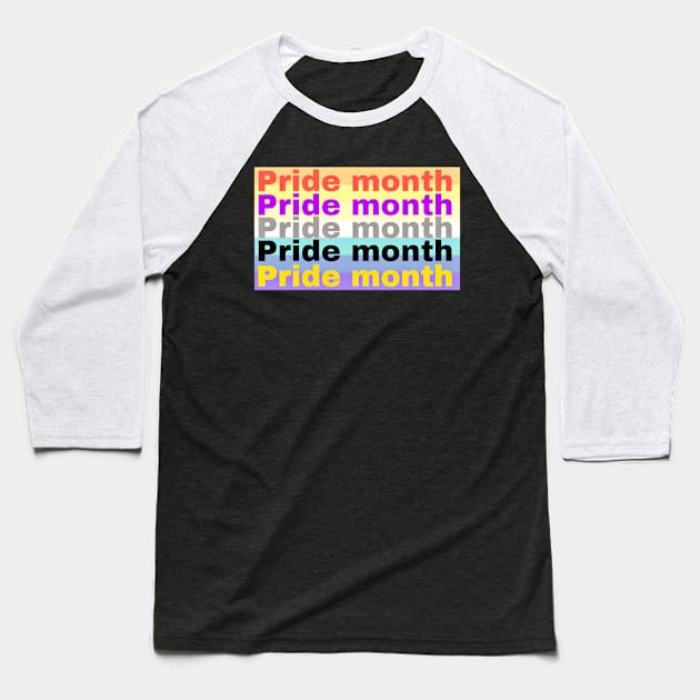 Pride Baseball T-Shirt by ZIID ETERNITY